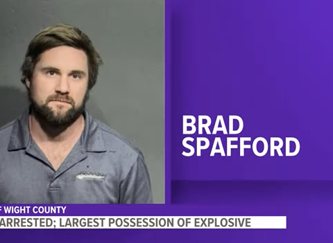 Brad Spafford mugshot - Virginia man